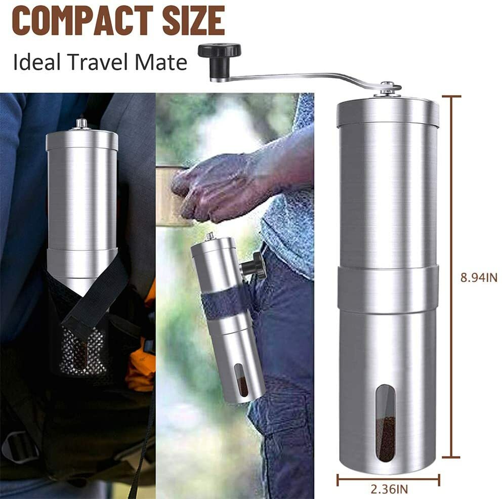 Stainless Steel Manual Coffee Grinder