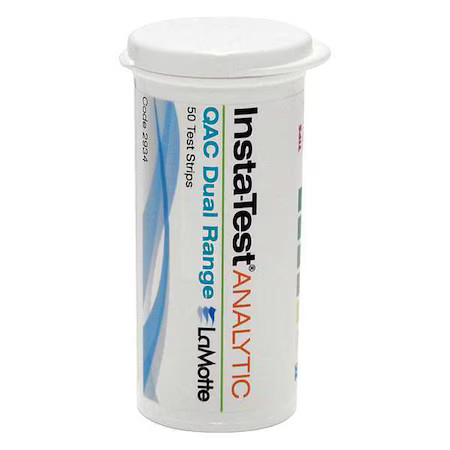 Insta-Test 2934 Test Strip, Dual Range, 3In L., Pk50