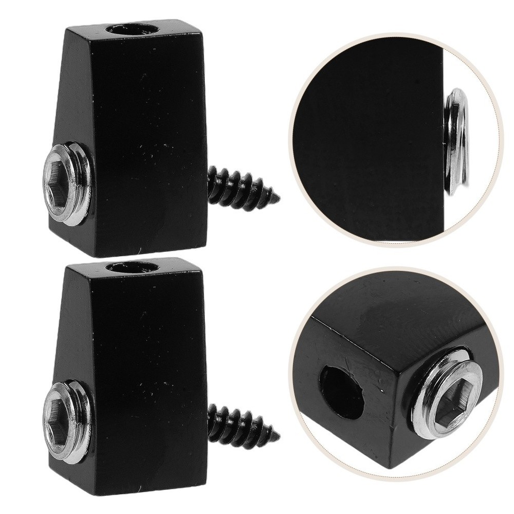 4 Pcs Headless Bass Tuner String Nut Guitar Locks 4-String Locking