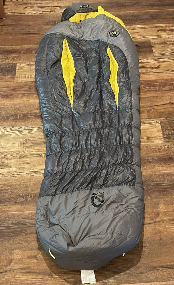 Nemo Sonic Down 0 Degree Down Mummy Sleeping Bag, Stuff Sack & Storage Bag