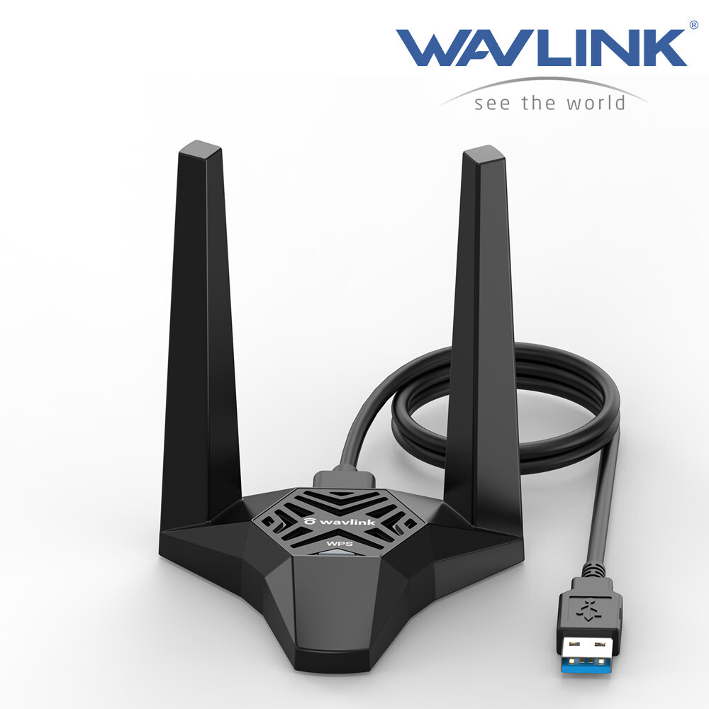 WAVLINK USB3.0 WiFi Adapter AC1300 Wireless USB Network Adapter for Desktop PC