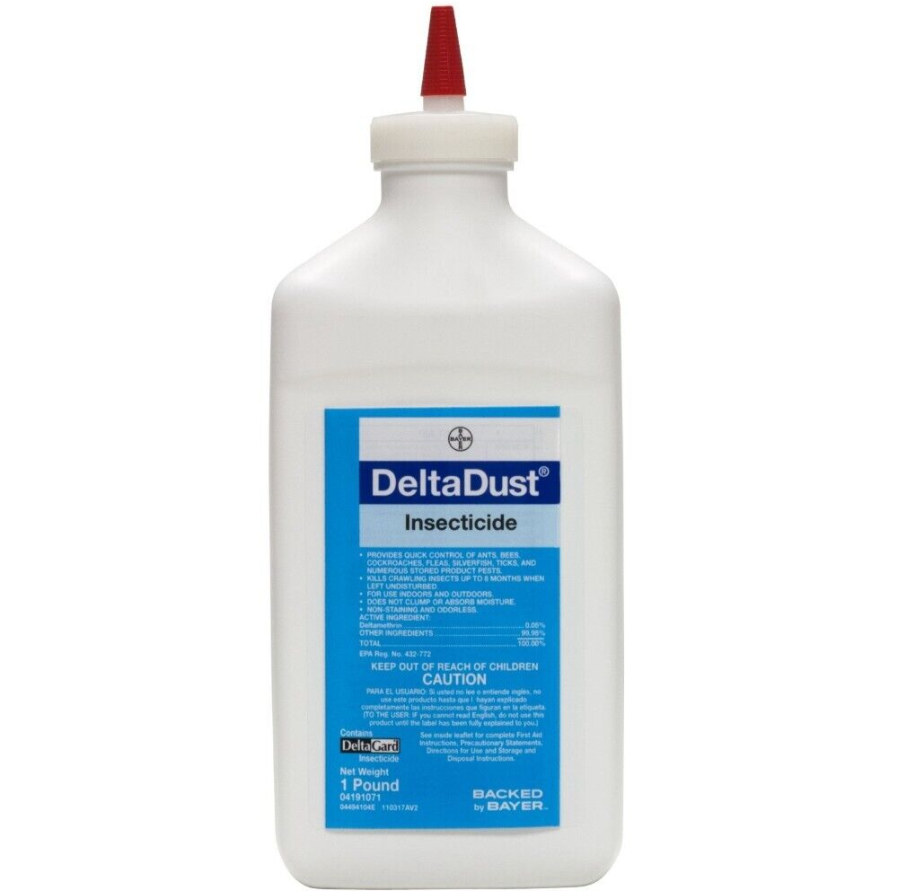 Bayer® DeltaDust® Insecticide (Bed Bug, Spider, Ant, Roach, Fleas) 1 Lb. 12/2025