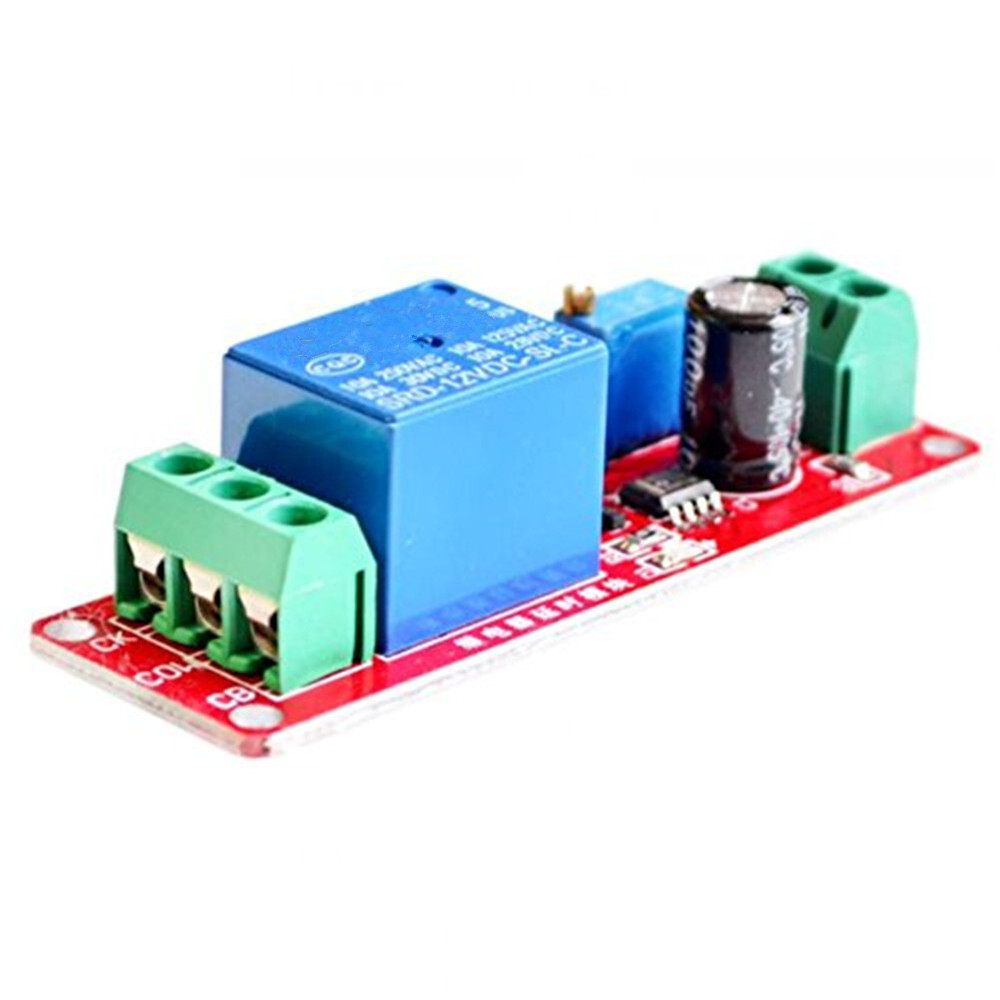 NE555 Delay Module shield Timer Switch DC 12V Adjustable 0 to 10 Second