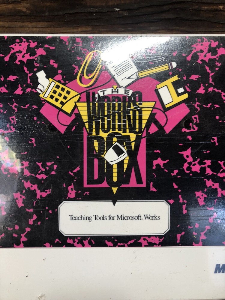 Vintage Microsoft The Works Box NOS Rare