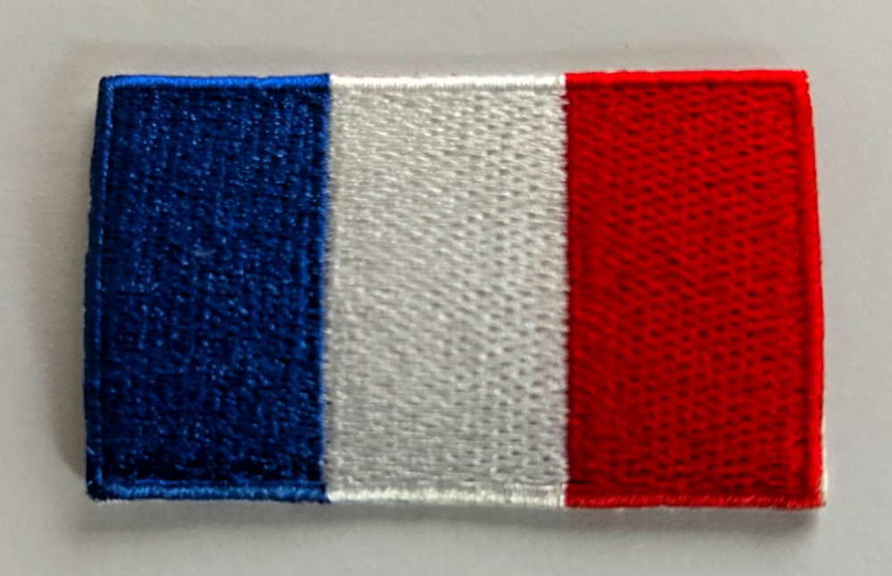 FRANCE Flag Iron on Sew on Patch