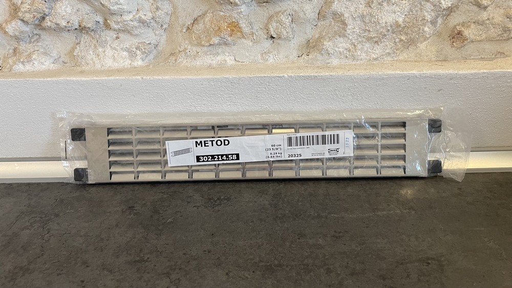 IKEA METHOD 302.214.58 43x9.5 cm Rectangular Ventilation Grille