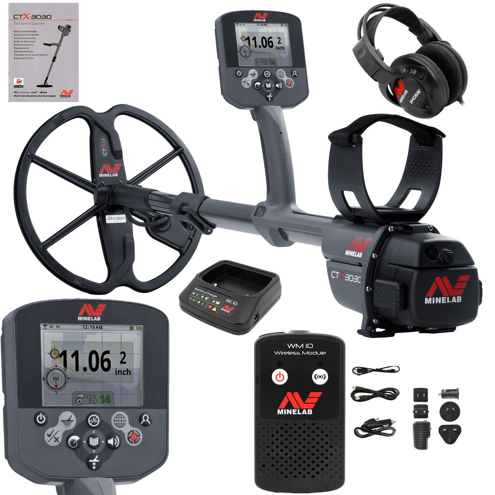 Minelab CTX 3030 Ultimate Waterproof Multi-Frequency Metal Detector