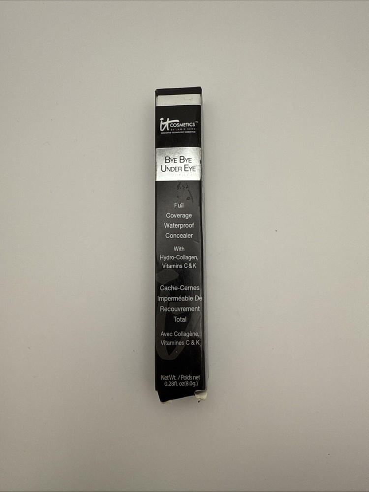 IT COSMETICS ~ BYE BYE UNDER EYE WATERPROOF CONCEALER MEDIUM NEUTRAL BNIB (C9)