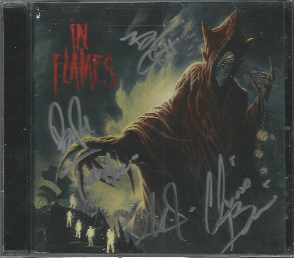 In Flames Autographed Foregone CD