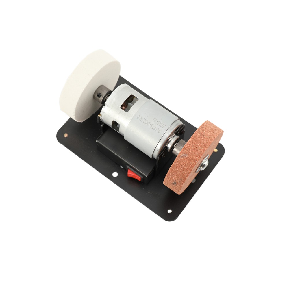 Electric Benchtop Grind Sander Adjustable Variable Speed Table Grinding Machine