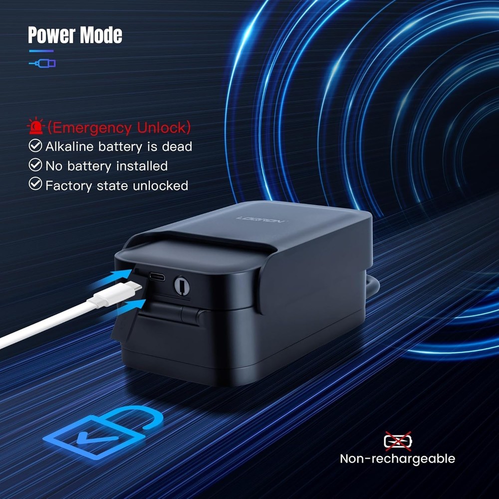 Smart Key Lock Box, Bluetooth Fingerprint Lock Box with Tuya APP Control