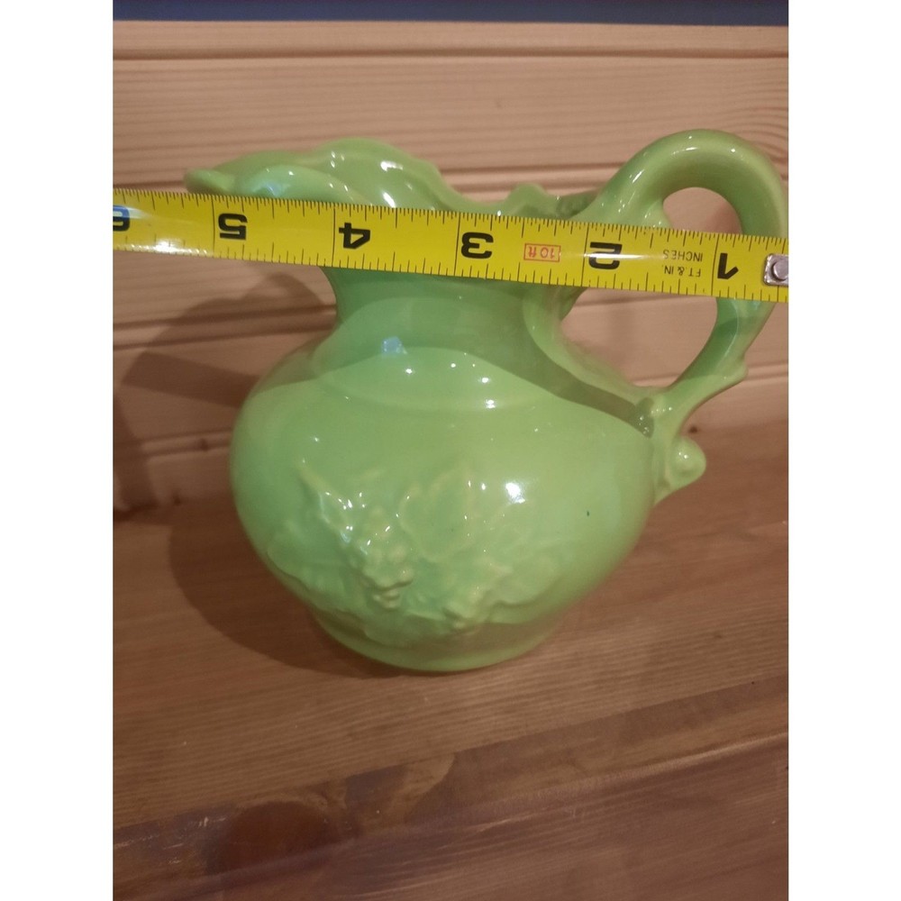 McCoy Lime Green Pottery Pitcher