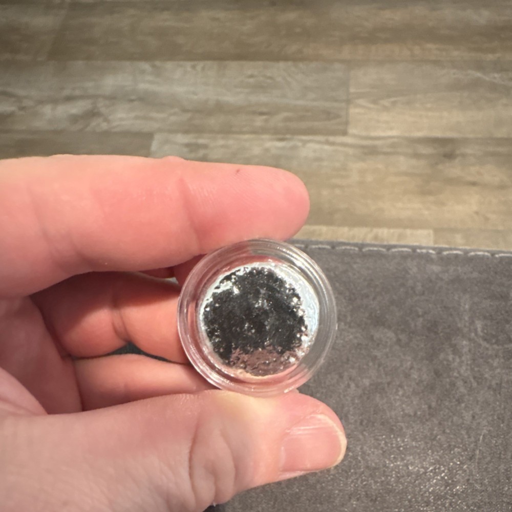 Bender 1 oz .999 silver hand pour
