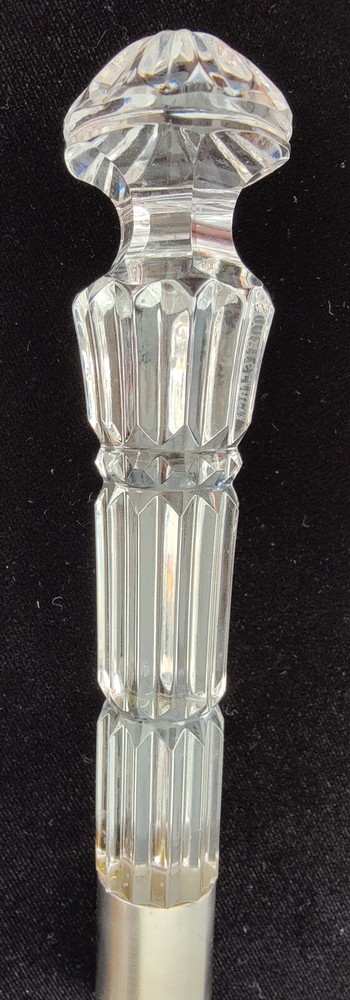Waterford Cake & Pie Server w Crystal Handle & Serrated Stainless Blade