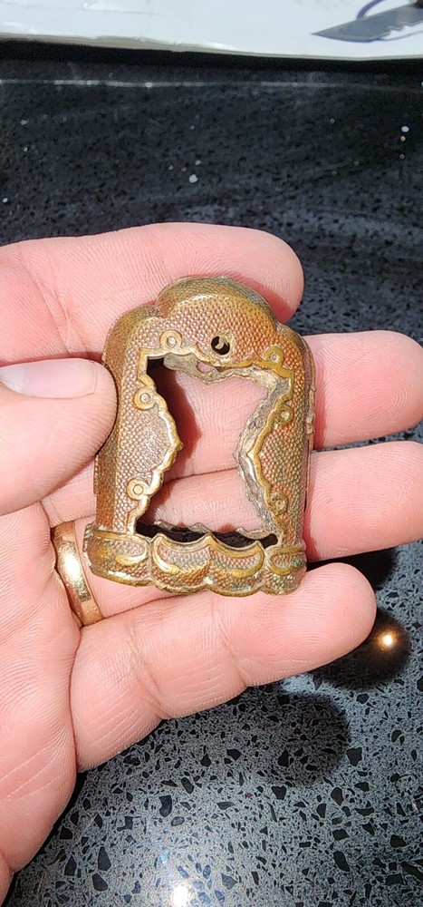 WW2 Japanese Sword End Cap For Scabbard # 4