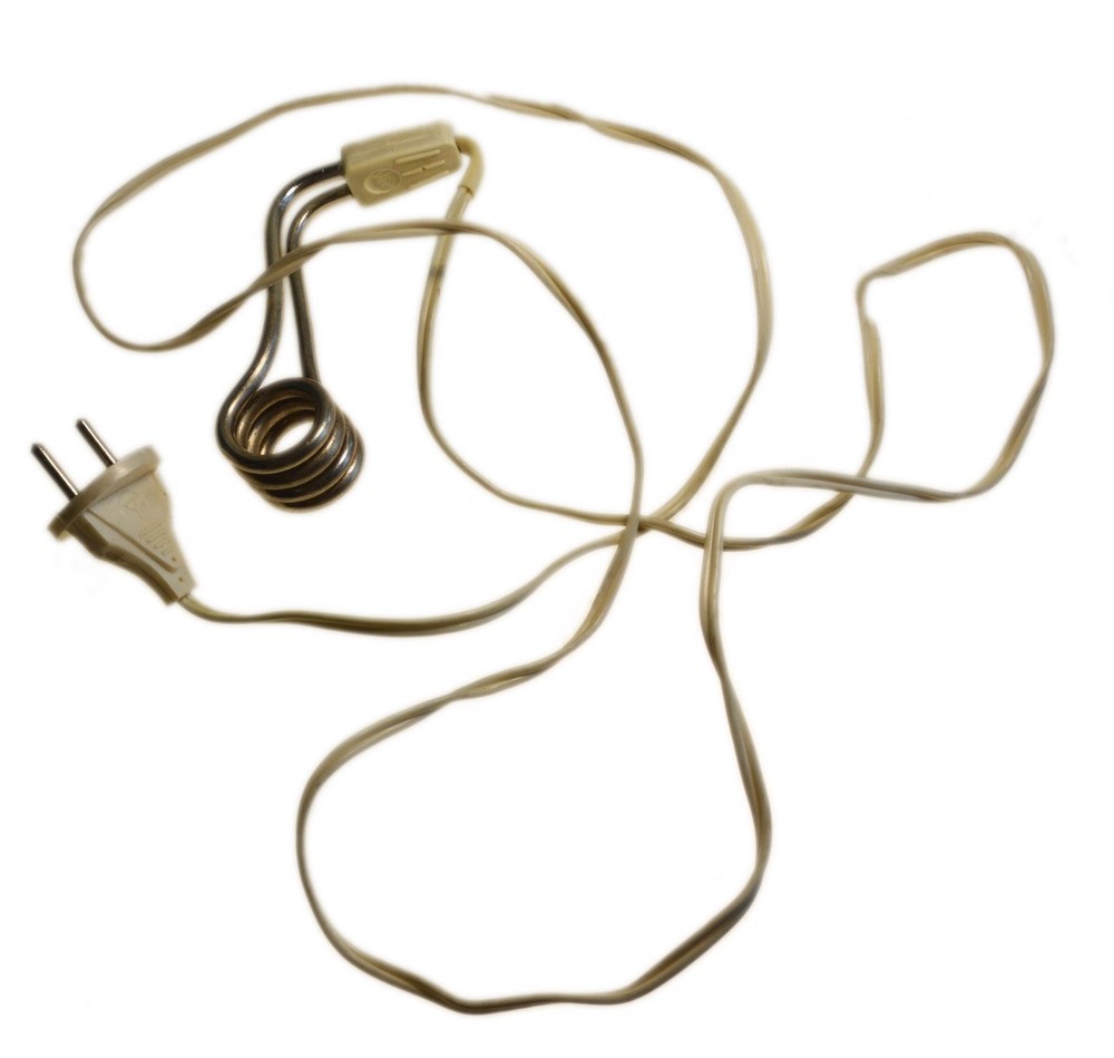 Vintage Soviet Water Heater Portable Electric Liquid Element Boiler Travel 220V