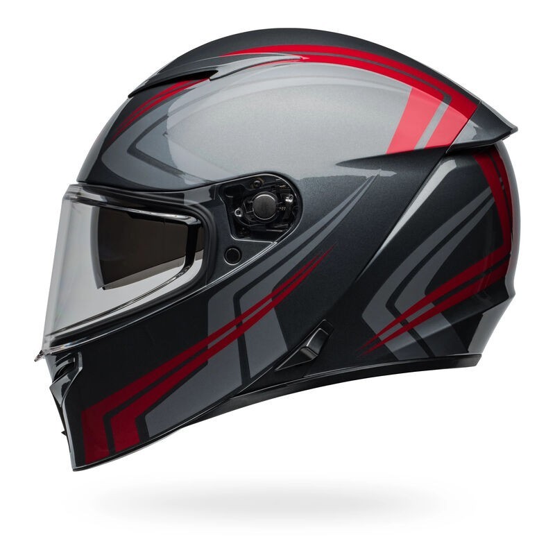 Bell Lithium Jetstream Helmet  Size X-Large Gray/Red