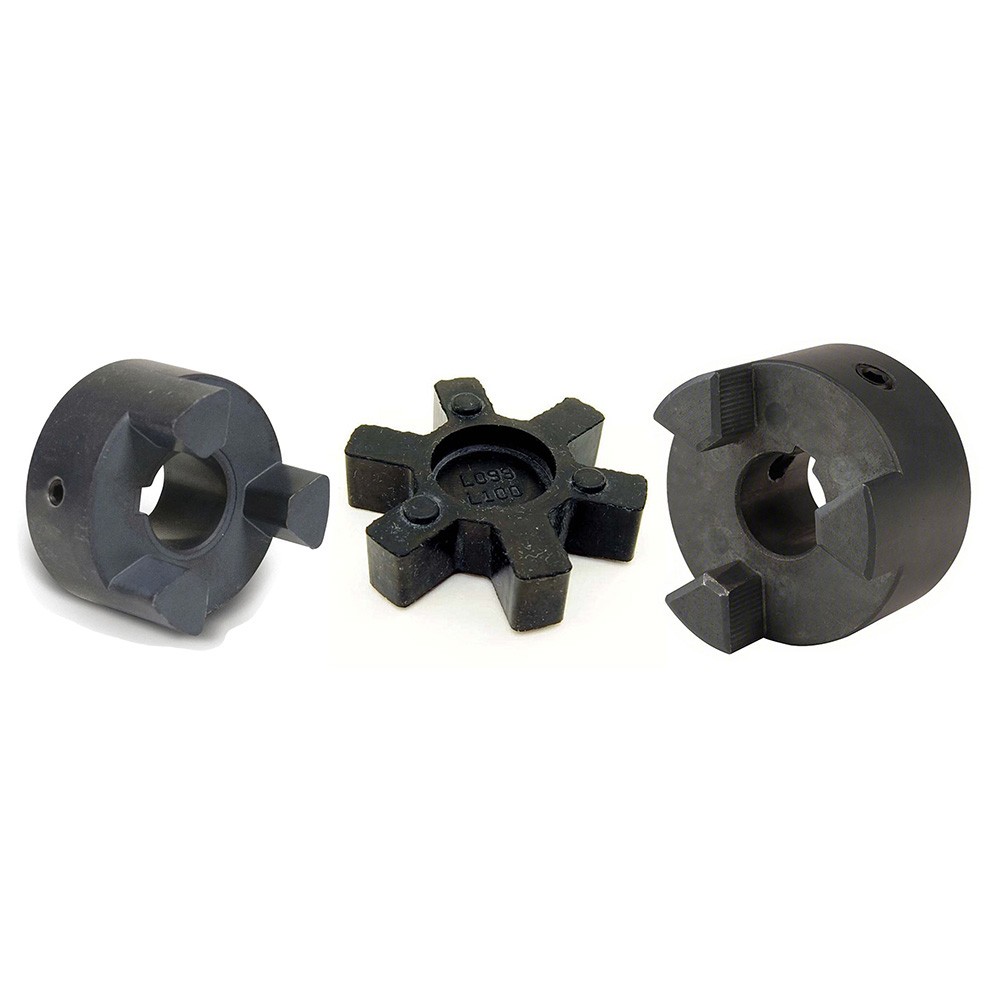 L075 L-Jaw Coupler Set Includes (2) 5/8" Couplers & Rubber Insert