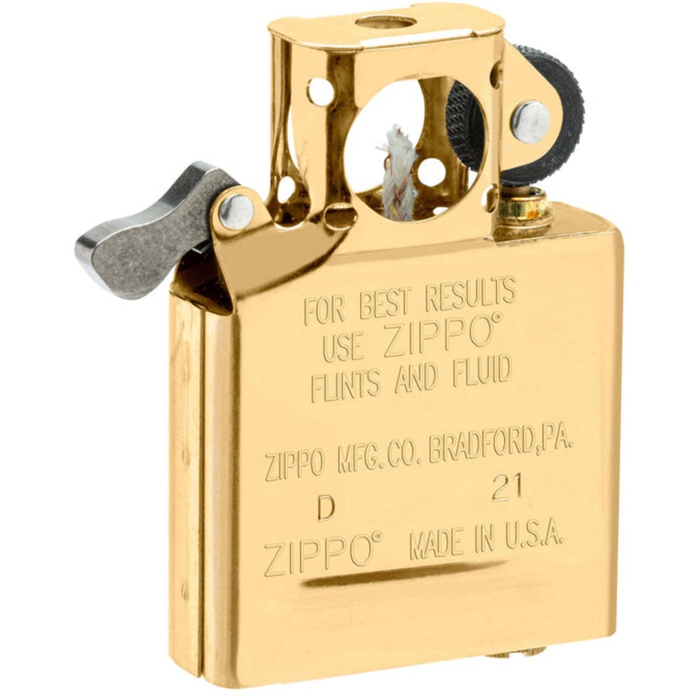 Zippo Pipe Lighter Insert Gold Plated Finish Flashed for Ideal Flame Draw 65845