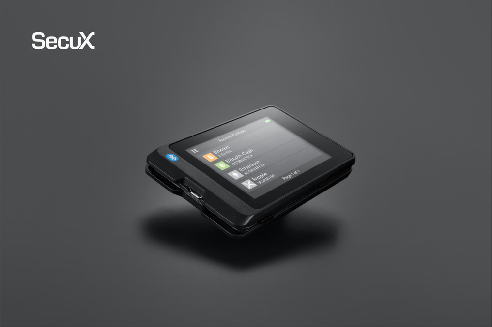 Secux W20 | NEW Crypto Hardware Wallet | USB Port |Bluetooth +Touchscreen