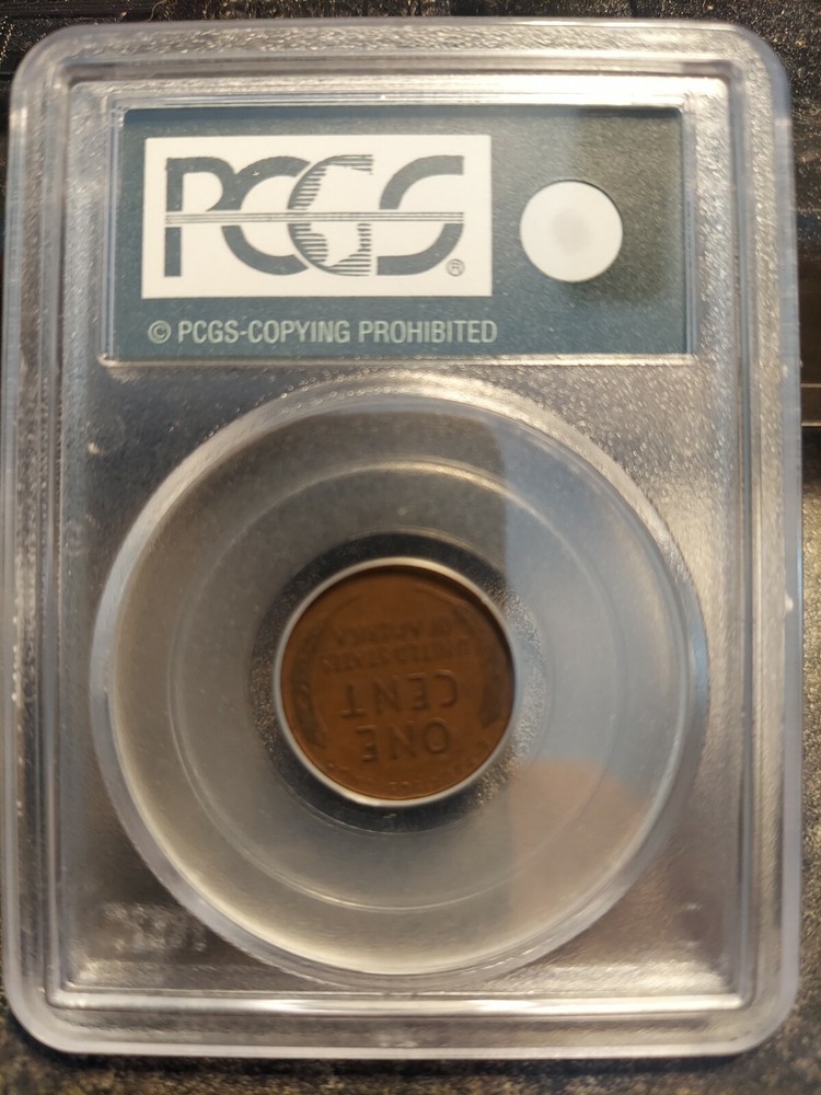 LINCOLN CENT PCGS OGH OLD SAMPLE SLAB AUTHENTIC 1925