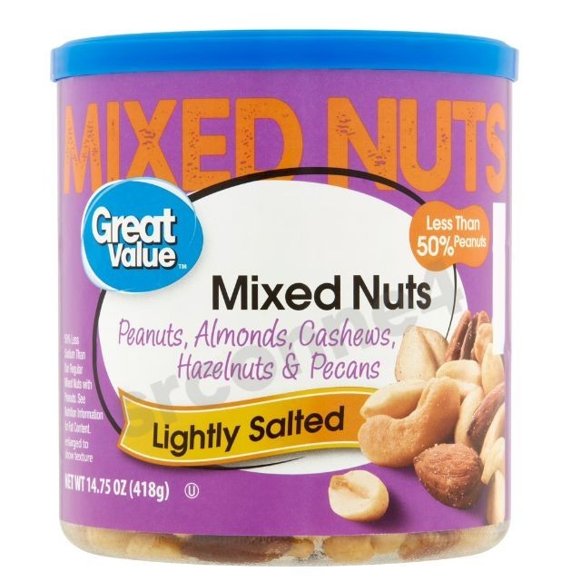Great Value Roasted Nuts - Lightly Salted 14.75oz