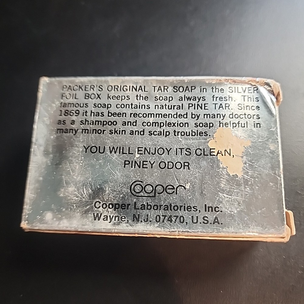 Vintage Packers Pine Tar Soap New In Pkg.