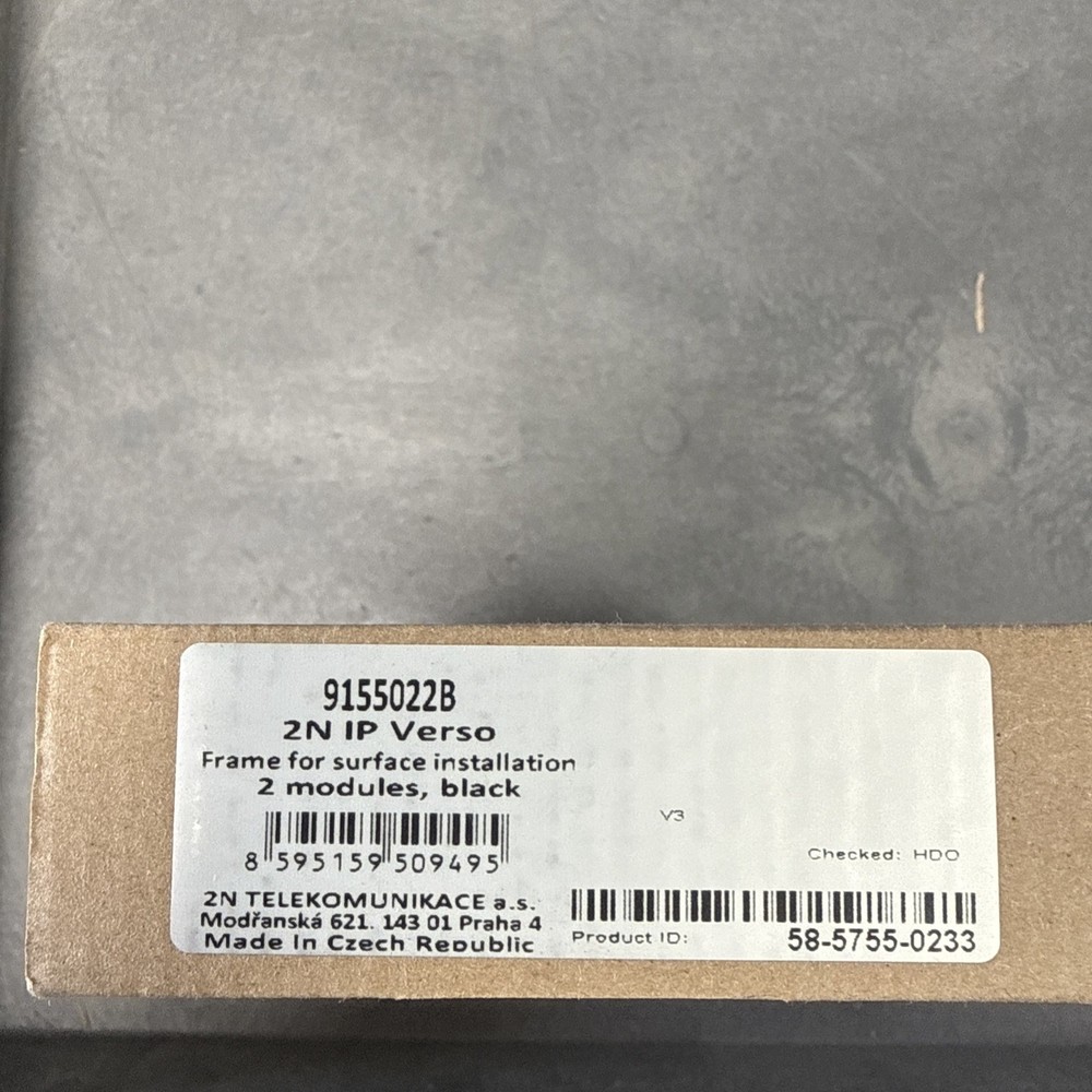 2N IP Verso Frame for Surface Installation 2 Modules 9155022B
