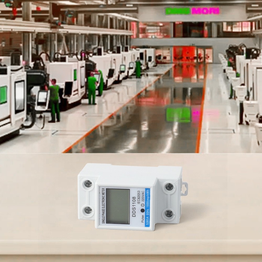 Single Phase LCD Electric Meter 80A for Accurate Energy Consumption Tracking