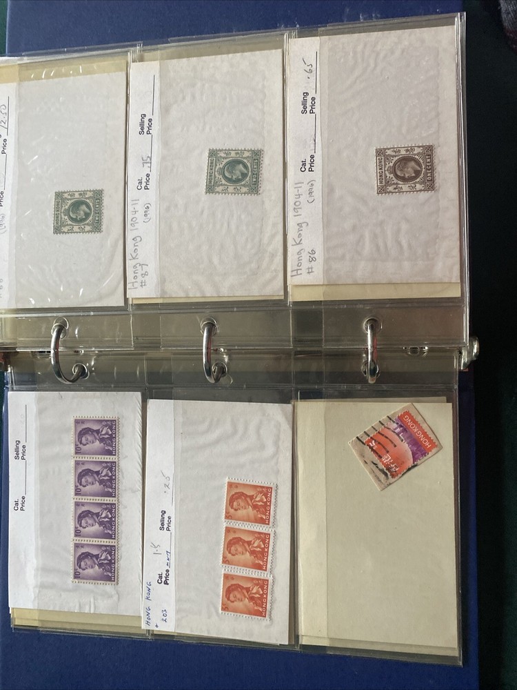 hong kong stamp collection