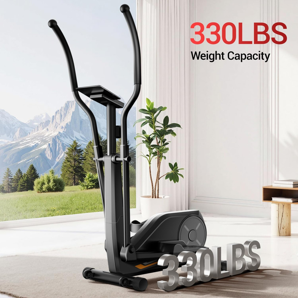 Elliptical Exercise Machine, Elliptical Training Machine for Home with Hyper-Qui