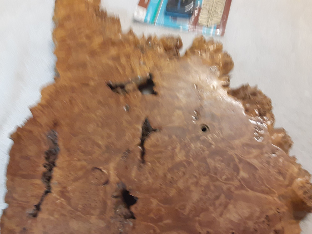 20" Maple Burl Clock DIY