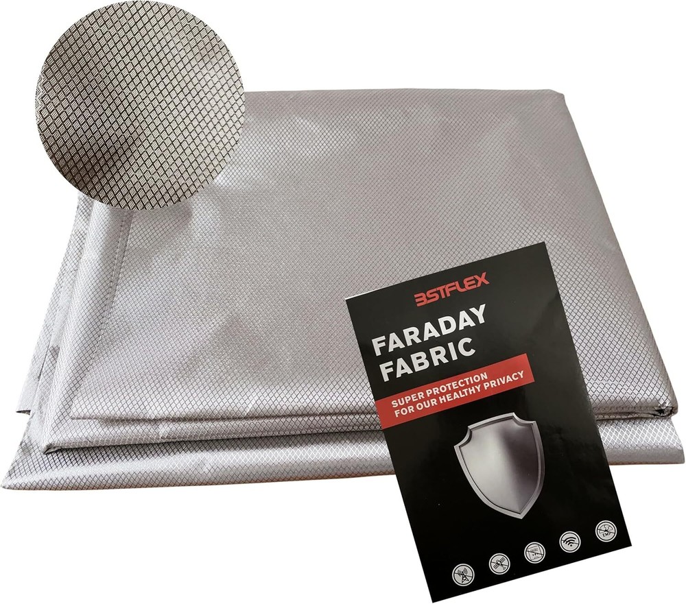 EMF Protection EMI RFID RF Blocking Magnetic Electrically Conductive Cu Fabric