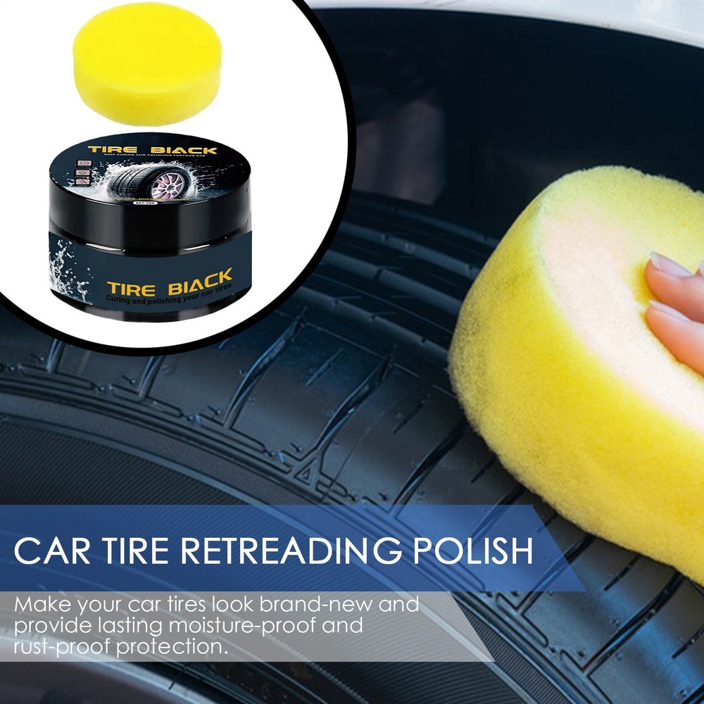 Tyre Dressing Paste 50g Car Tire Polish Paste for Coating Dressing