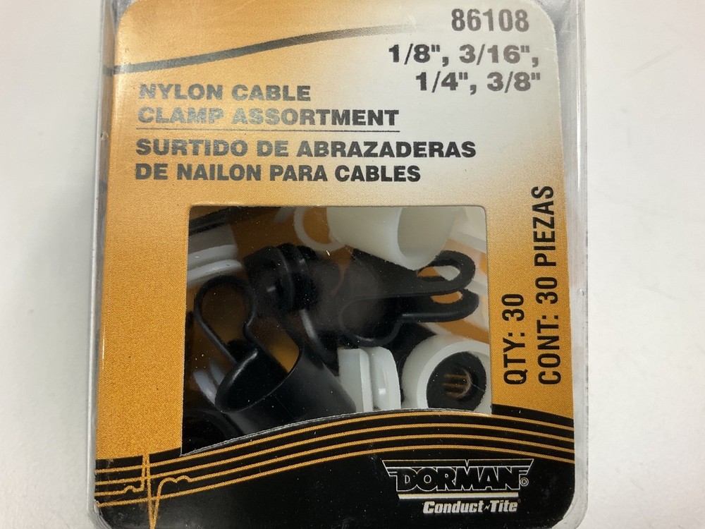 Dorman 86108 Electrical Clamp Assortment