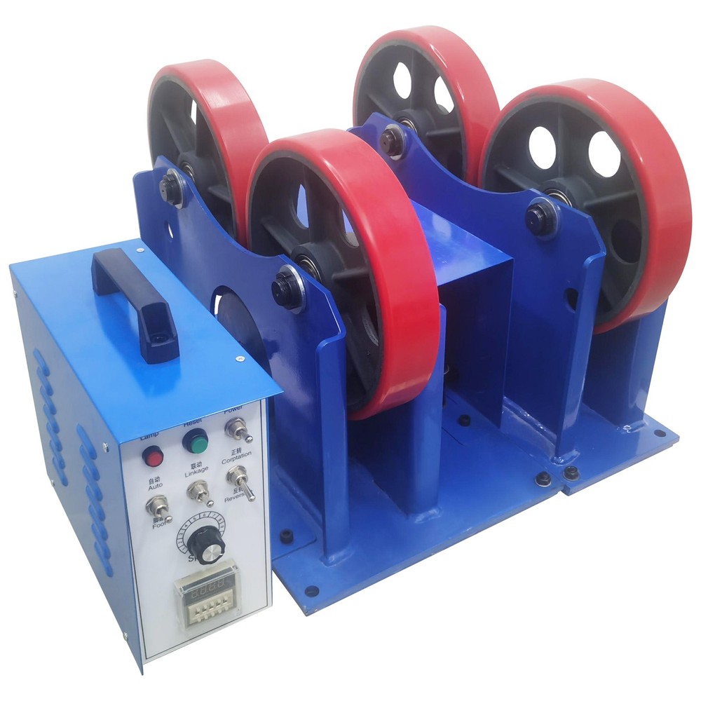 2200lbs Timer-Controlled Welding Turning Roller Welding Rotator 0.79''~31.5''
