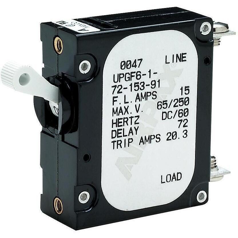 Seachoice 13181 AC/DC Panel Breaker With Single White Actuator