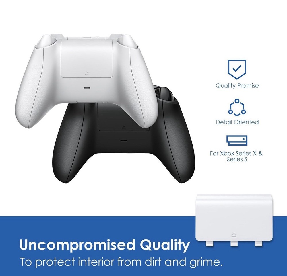 Avorast 4 Pack Battery Back Cover for Xbox Series X/S Controller (2020)