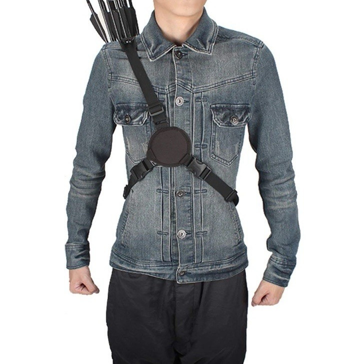 KRATARC Archery Multi-Function Back Arrow Quiver with Molle System Shoulder