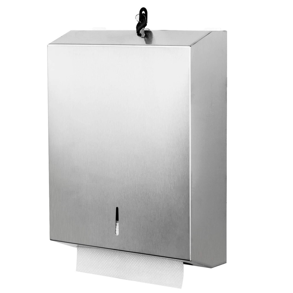 Paper Towel Dispenser Wall Mount Commercial c-fold/Multi-fold/Tri-fold Touchl...