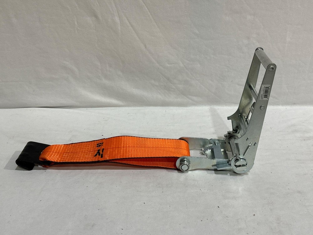 4"X30' Heavy Duty Ratchet Strap with Flat Hook 2 Pack