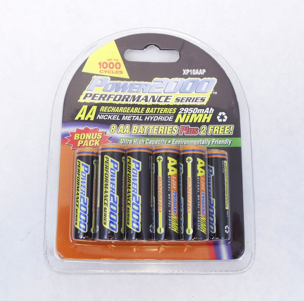 Misc. Xp10Aa Power2000 Performance Series - 2,950Mah 10 Pack Nickle Metal Hydrid