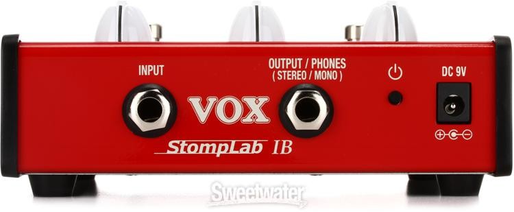 Vox StompLab IB Bass Modeling Effects Pedal