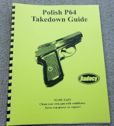 Polish P-64 Semi-Automatic Pistol Takedown Guide – Printed Reference (422)
