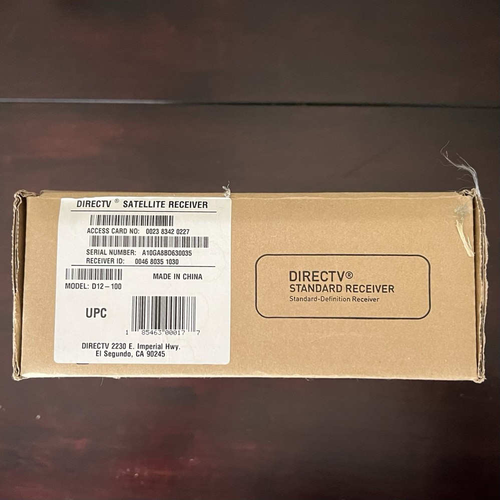 Direct TV Receiver D12-100