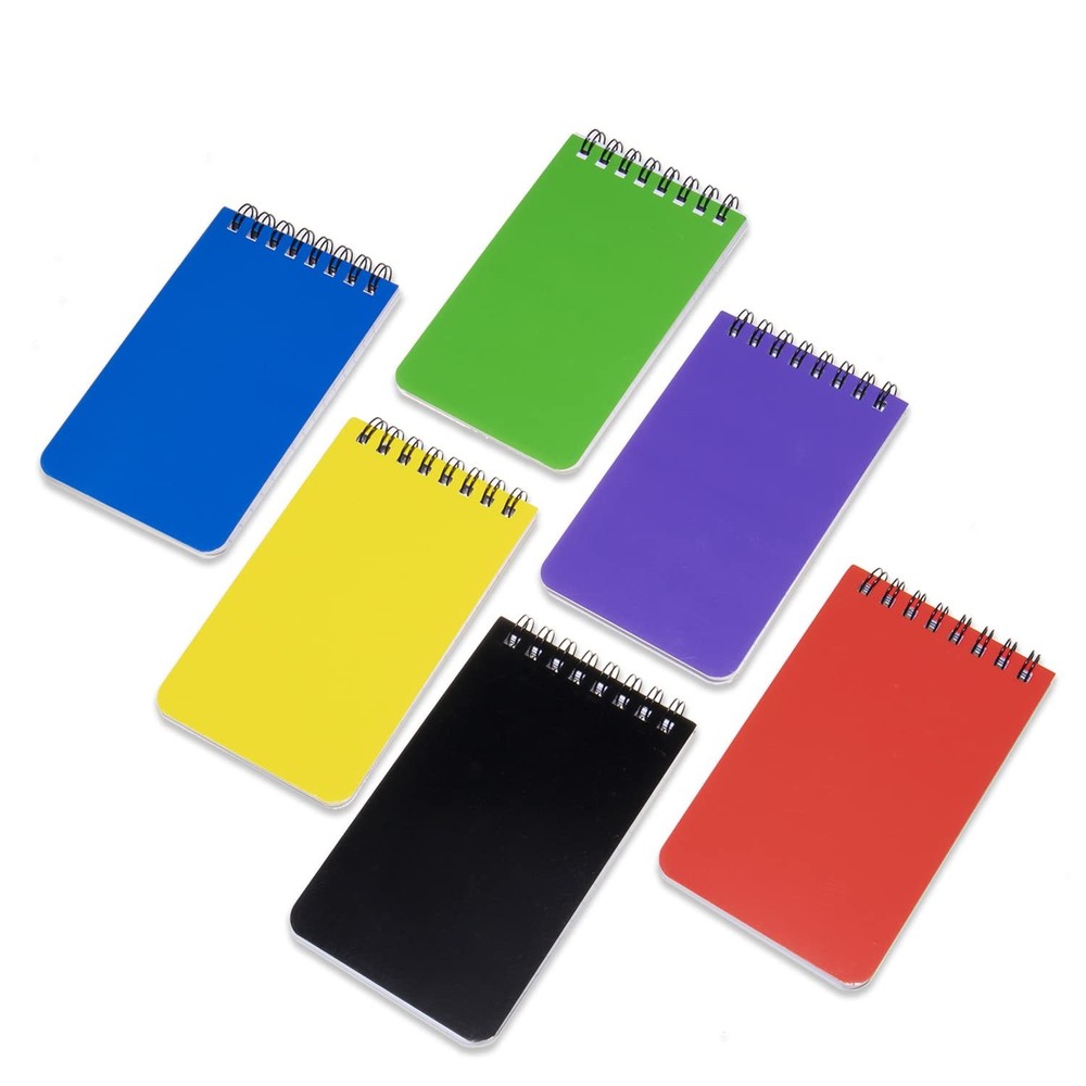 6pack Pocket Notebook Small Notepad Pocket Notepad Small Spiral Notebooks 3X5Inc