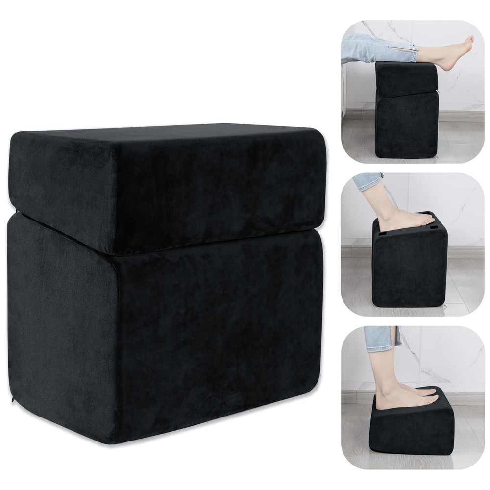 ROYALAY Adjustable Foot Rest Under Desk - High-Density Foam Ergonomic Support