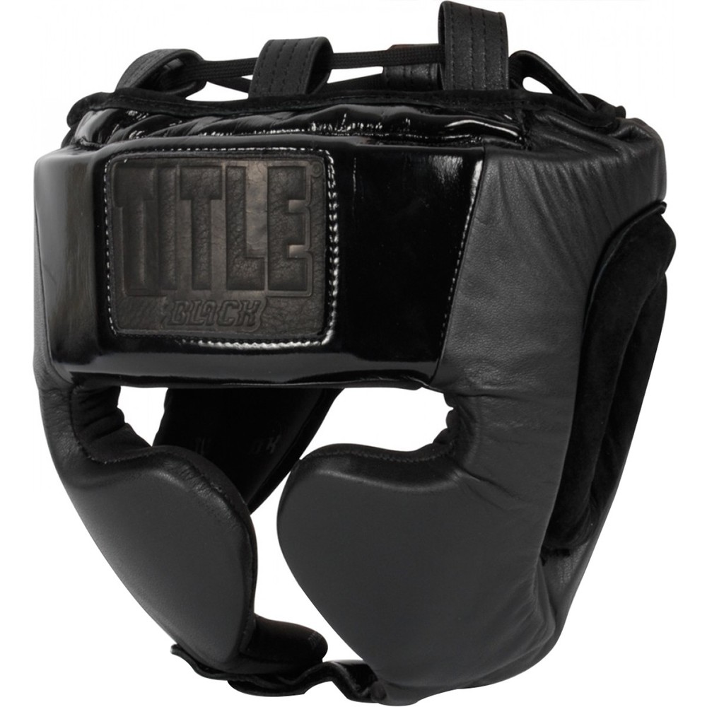 Title Black Training Headgear - Large