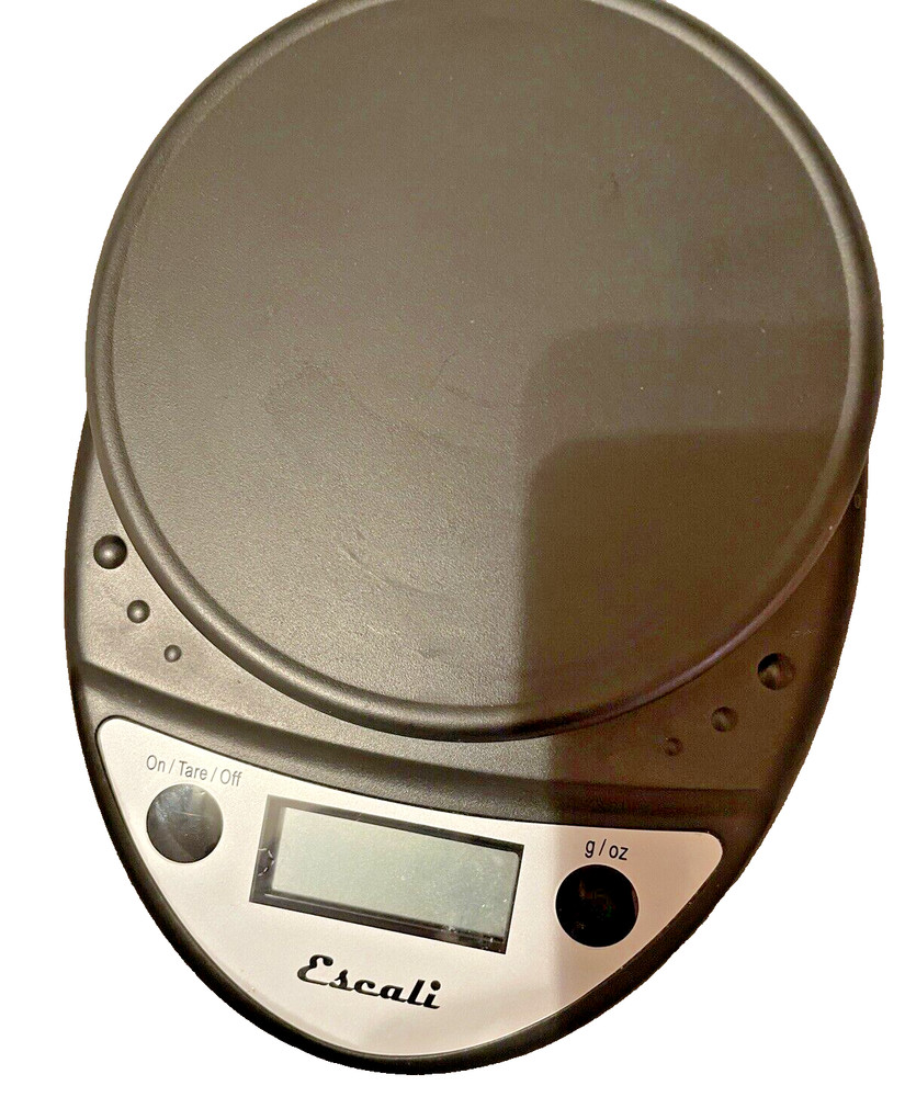 Escali Primo Digital Kitchen Office Scale Up To 11 lbs Black
