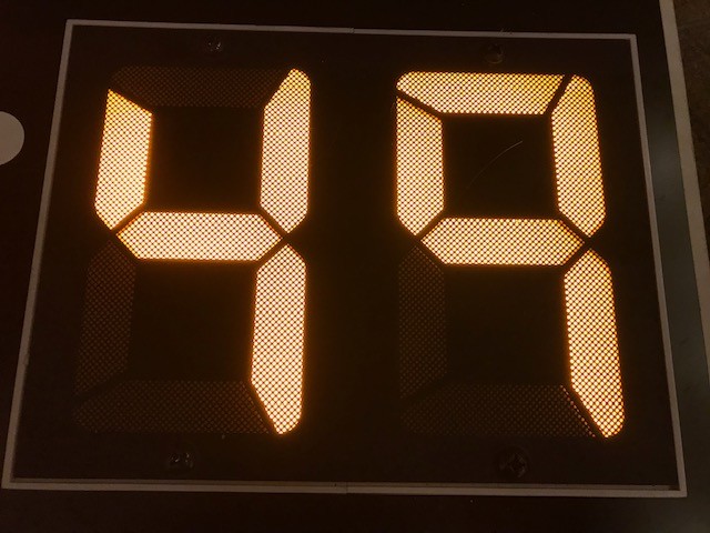 Fair Play Trans-Lux led digit - LED Scoreboard Part